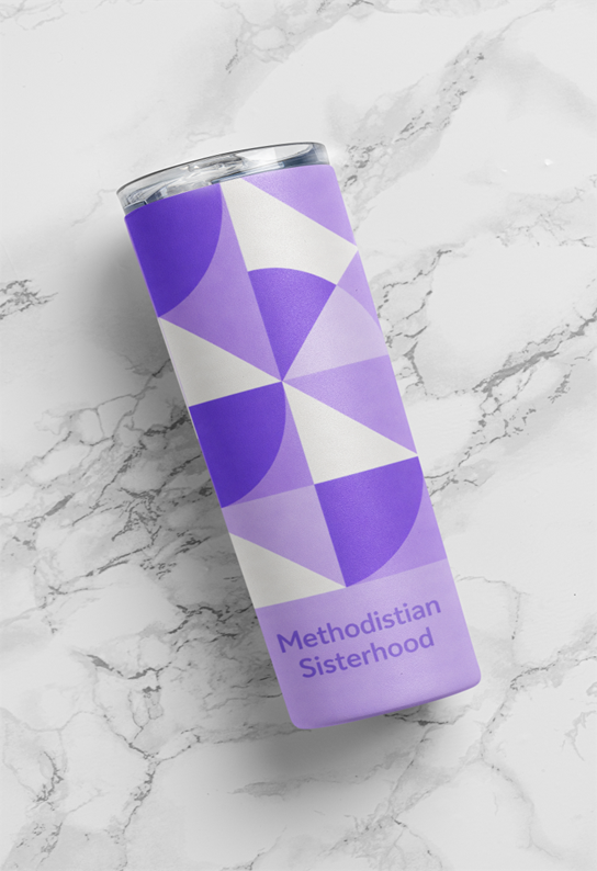 Personalised Alumni 20 oz Skinny Tumbler - Lilac Design